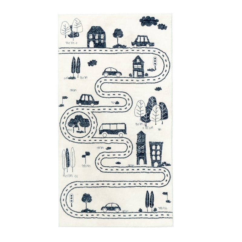 Kids Car Rug - Dex Lane Black
