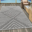 Jute Balcony Rug - Aruba Square Grey
