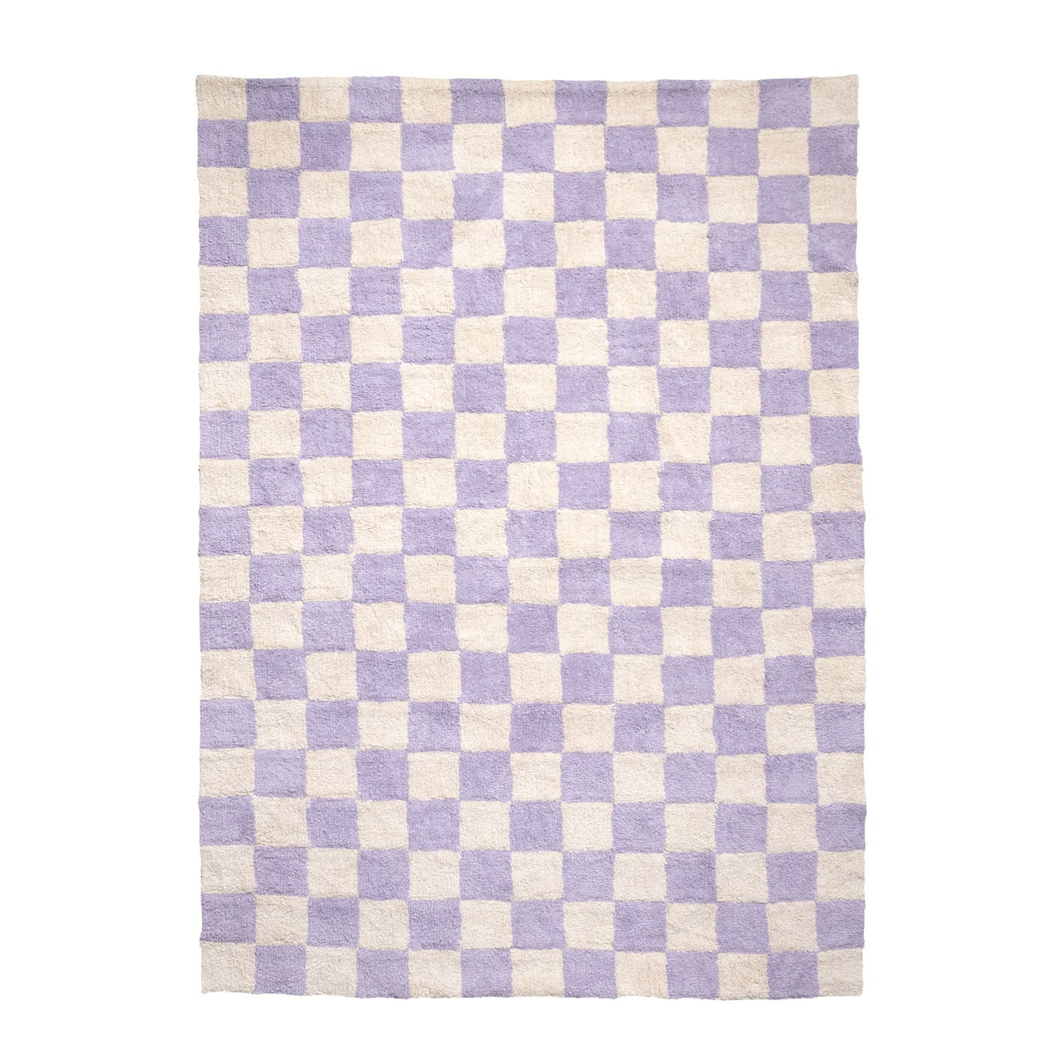 Retro Rug - Gambit Lilac/White