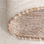 Indoor & Outdoor Rug – Sierra Curves Beige/Cream