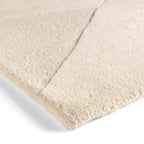 Modern wool floor rug - Fusion Cream 110