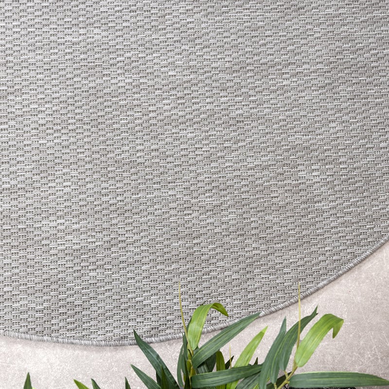 Round Outdoor Rug - Costa Grey