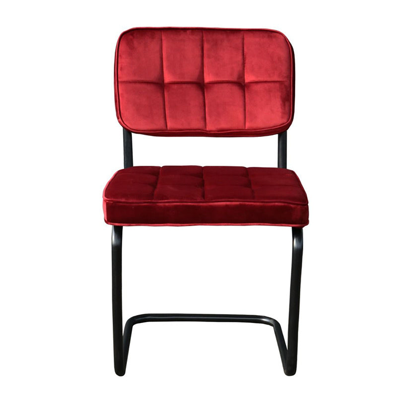 Chair Velvet - Ivy Red
