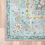 Vintage Rug - Lily Medallion Light Blue