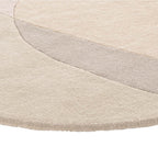 Organic floor rug - Shades White/Cream 100