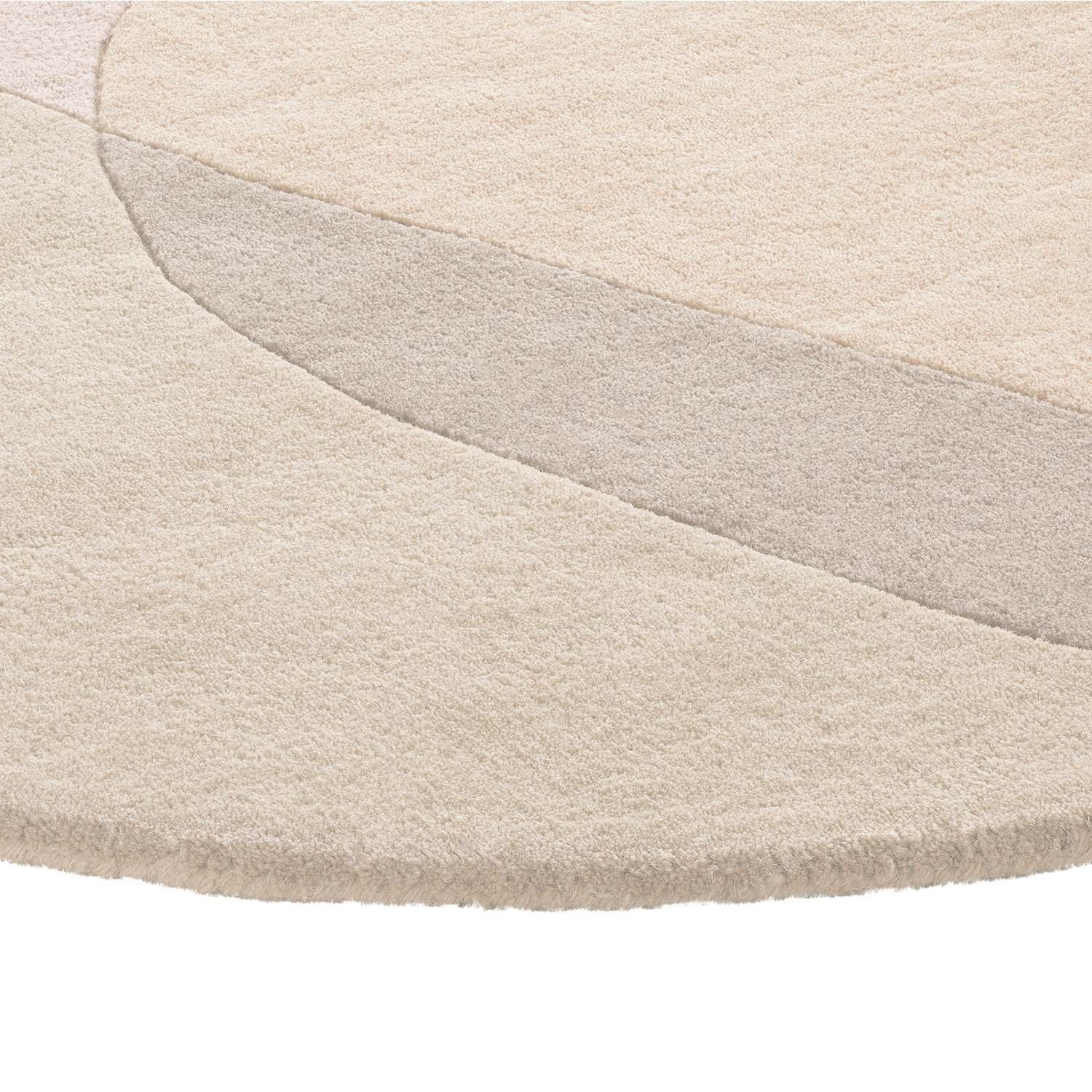 Organic floor rug - Shades White/Cream 100