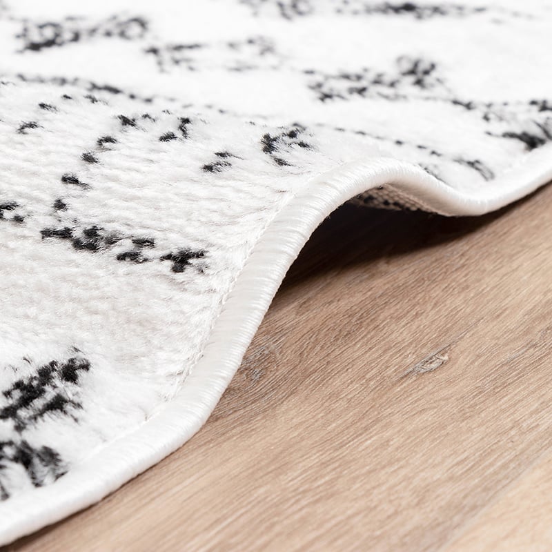 Scandinavian Rug - Scandi Noak Black/White