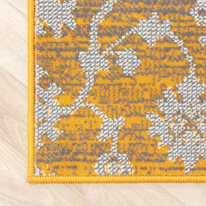 Patchwork Rug - Famous Ochre Yellow