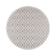 Round outdoor rug - Piatto Mataro Cream/White