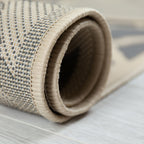 Retro balcony rug - Floreno Padua Beige/Anthracite