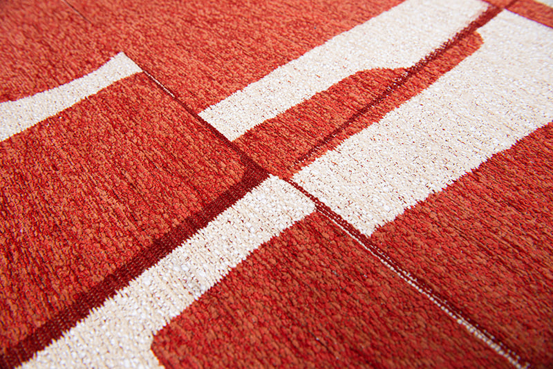 Modern rug - Papercut Rust 9364
