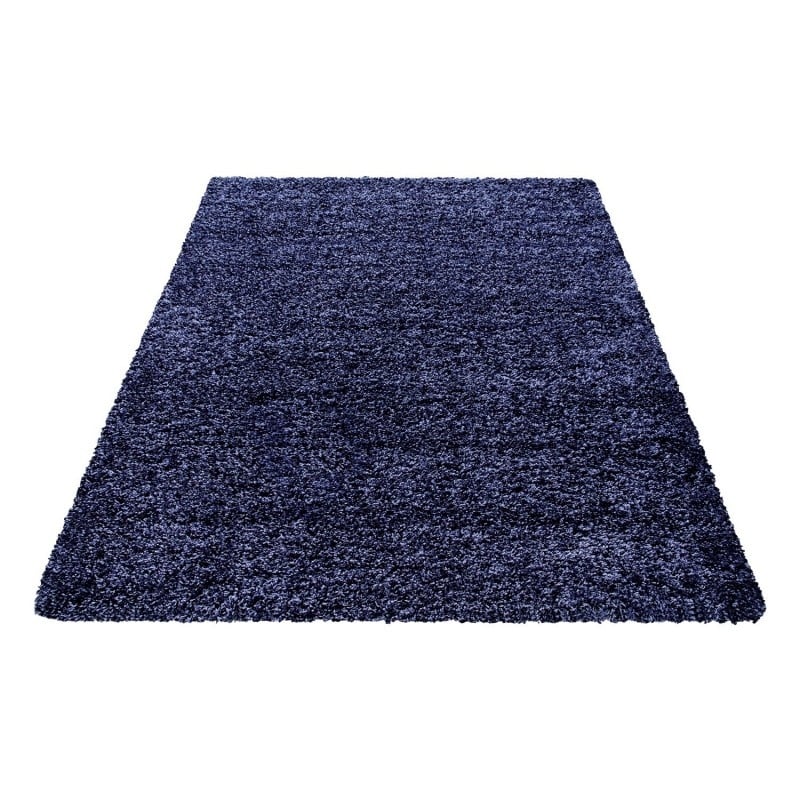 High-pile Floor Rug - Life Blue