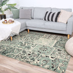 Vintage Rug - Wonder Patchwork Green/Black