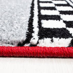 Children's Floor Rug - Mila Car Red
