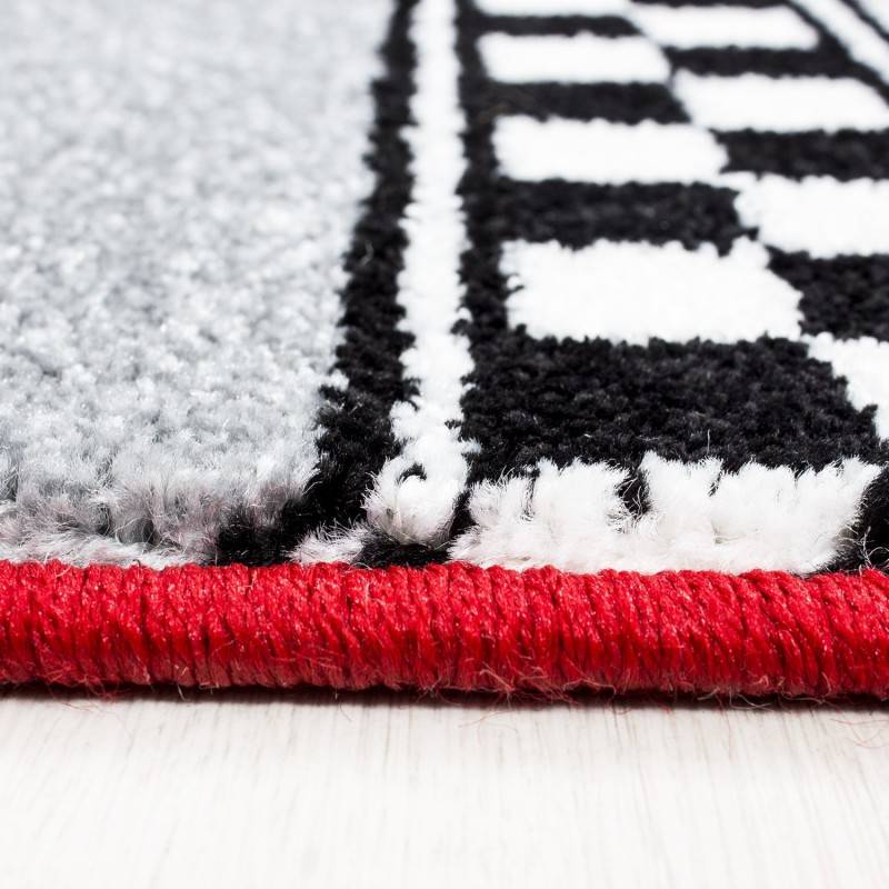 Children's Floor Rug - Mila Car Red
