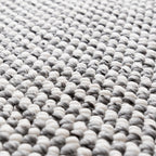 Sustainable Low-Pile Rug - Lykke Light Grey