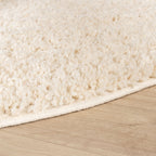 Round High-Pile Rug – Wish Cream