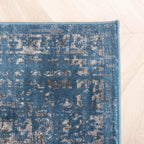 Vintage Rug - Deep Medallion Blue