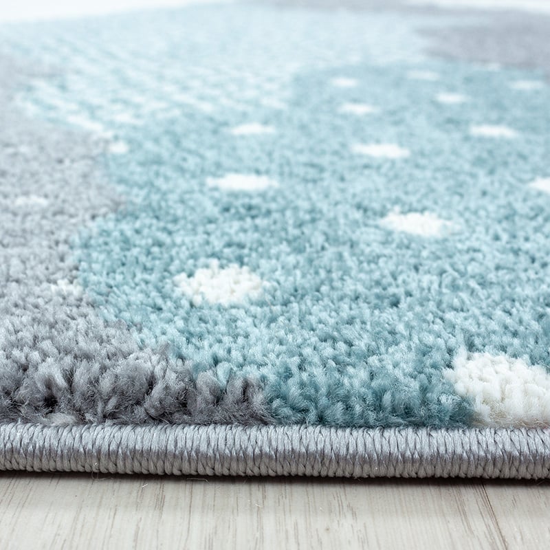 Children's Area Rug - Bambi Clouds Blue