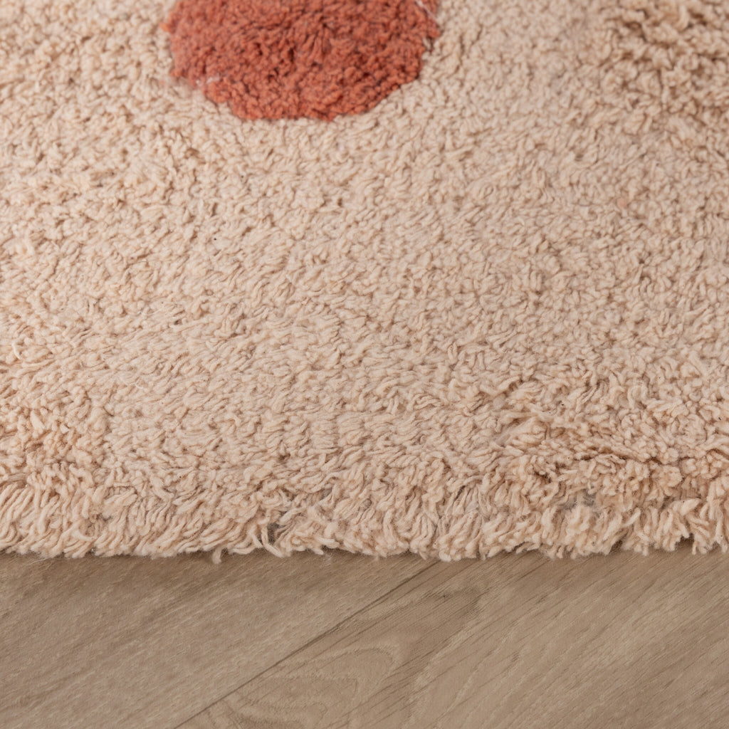 Kids Room Rug – Lou Dots Terracotta
