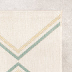 Modern Outdoor Rug - Playa Pattern Cream