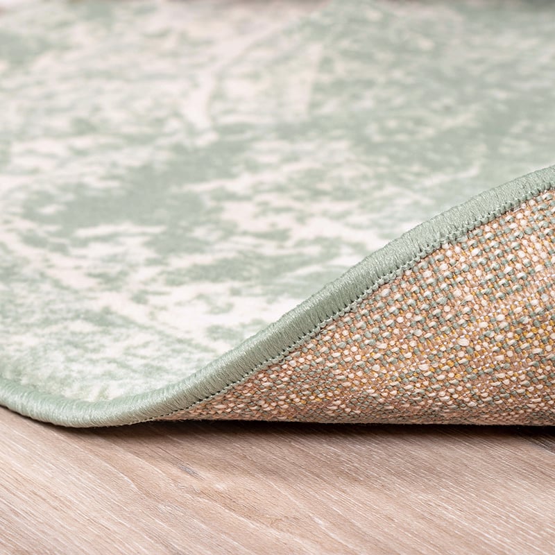 Round Vintage Rug - Wonder Green