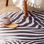 Zebra Rug - Bovine Black/White