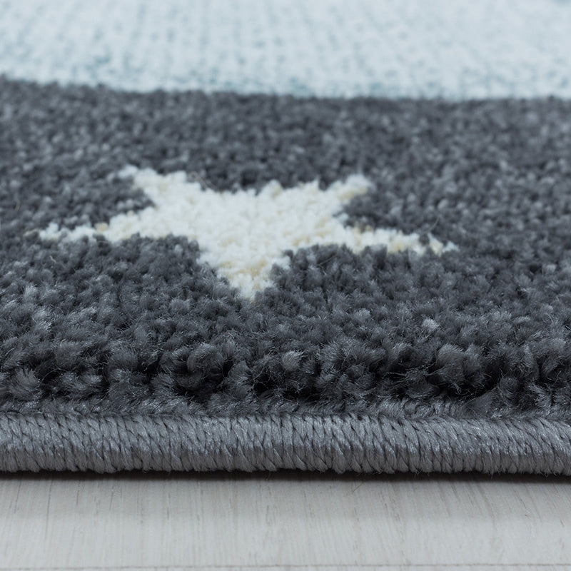 Kids floor rug - Fleurtje Dragon Blue