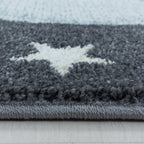 Kids floor rug - Fleurtje Dragon Blue