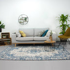 Vintage Rug - Dreams Deep Blue