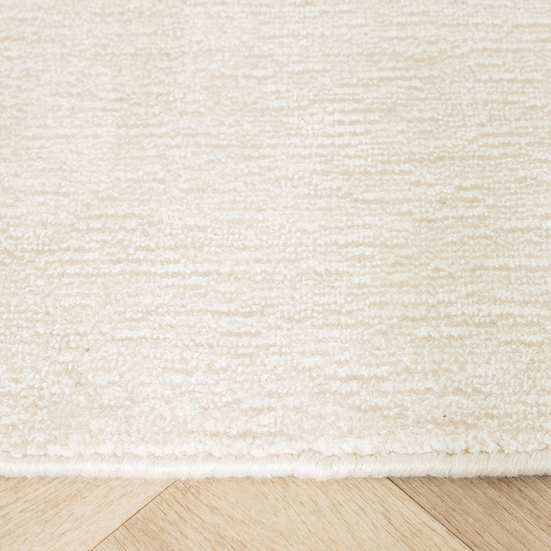 Viscose Rug - Jean Cream/White