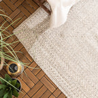 Jute Outdoor Rug - Bali White