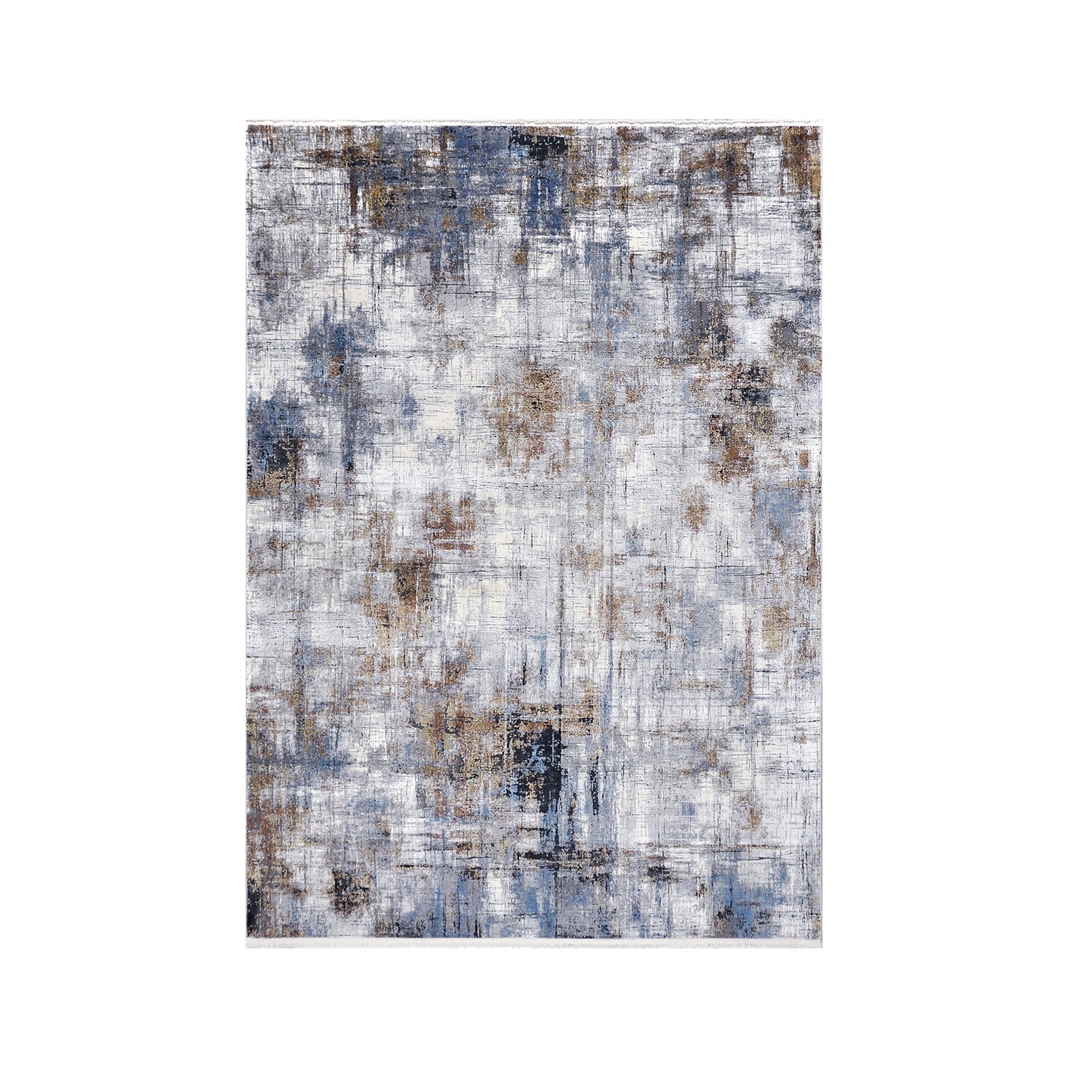 Soft Floor Rug - Olisa Blue/Terra