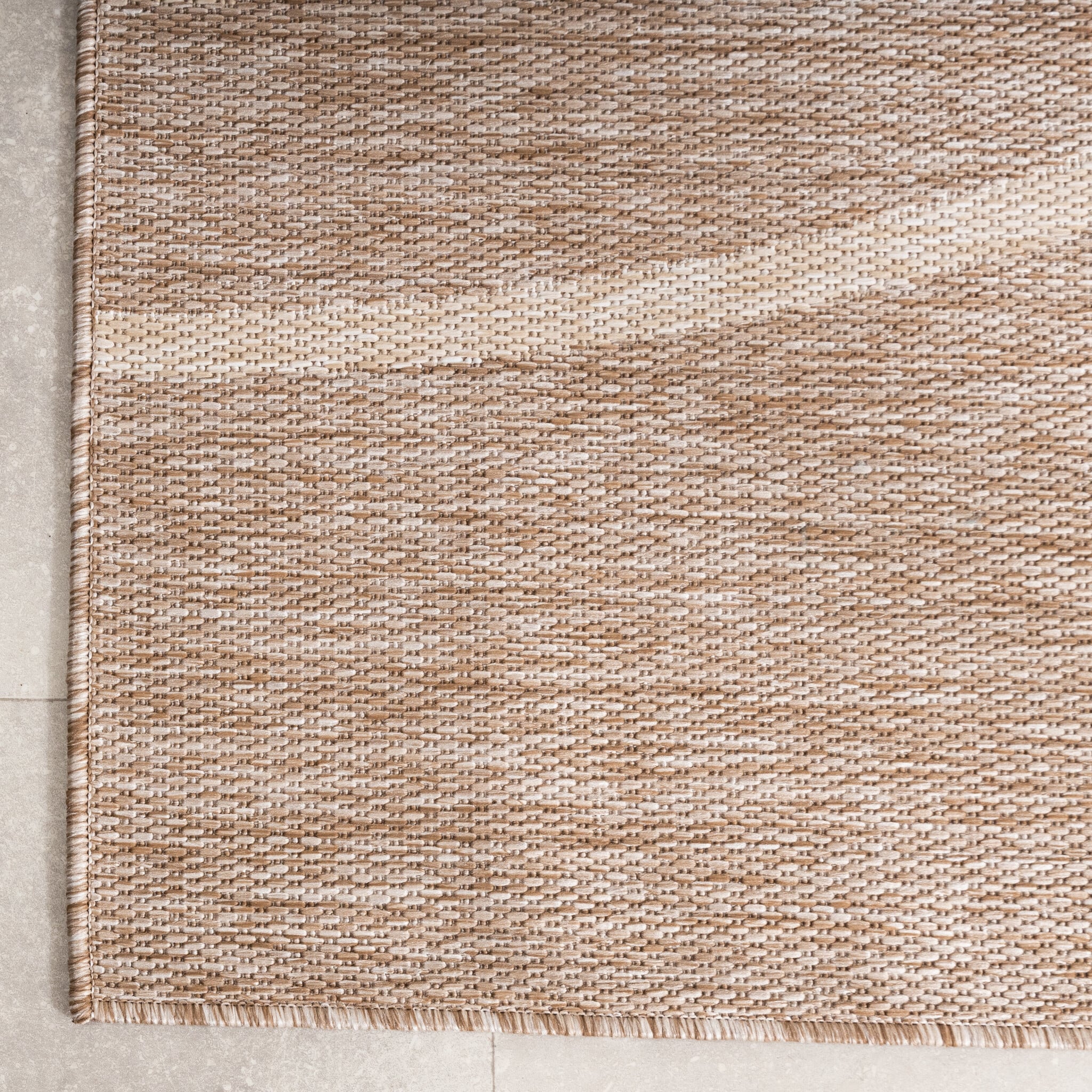 Indoor & Outdoor Rug – Sierra Curves Beige/Cream