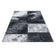 Modern floor rug - Tetris Grey 1710