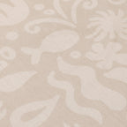 Round washable play mat - Flo Beige