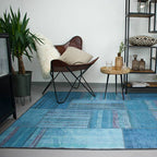 Rug Patchwork - Moods Blue/Multicolour No.14