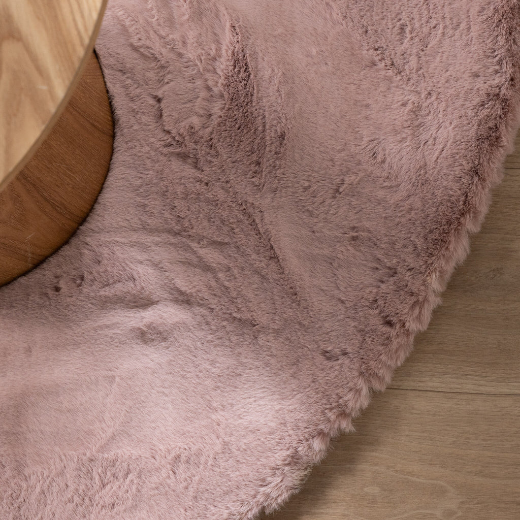Round High Pile Rug - Comfy Supreme Pink