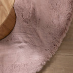 Round High Pile Rug - Comfy Supreme Pink