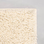 High Pile Rug - Solid White