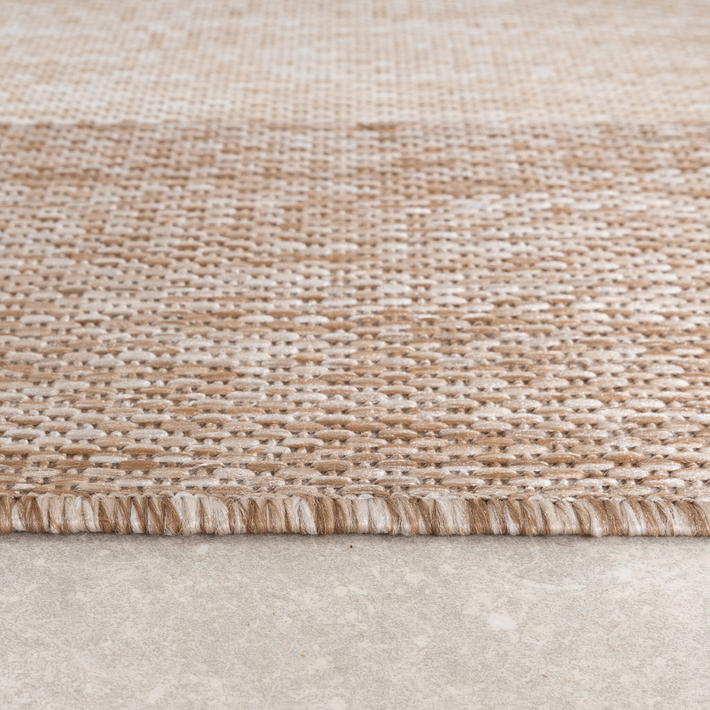 In- & Outdoor Rug – Sierra Border Cream/Beige