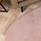 Soft organic rug - Teddy Pink