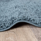 Round High Pile Rug - Lofty Blue