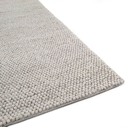 Wool Floor Rug - New Loop Cream/White 815