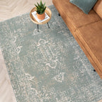 Vintage Rug - Spring Ethnic Green/Cream