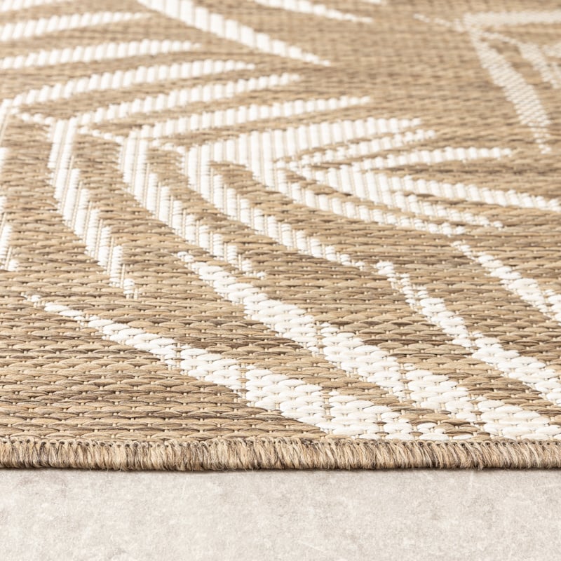 Outdoor Rug - Malta Leaves Natural