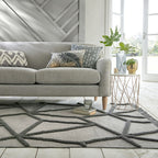 Scandinavian floor rug - Yaso Safi Gray