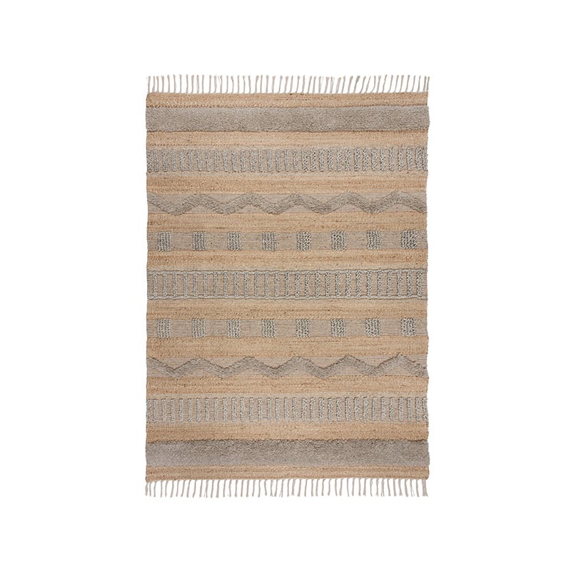 Jute Rug - Jubio Medina Natural/Gray