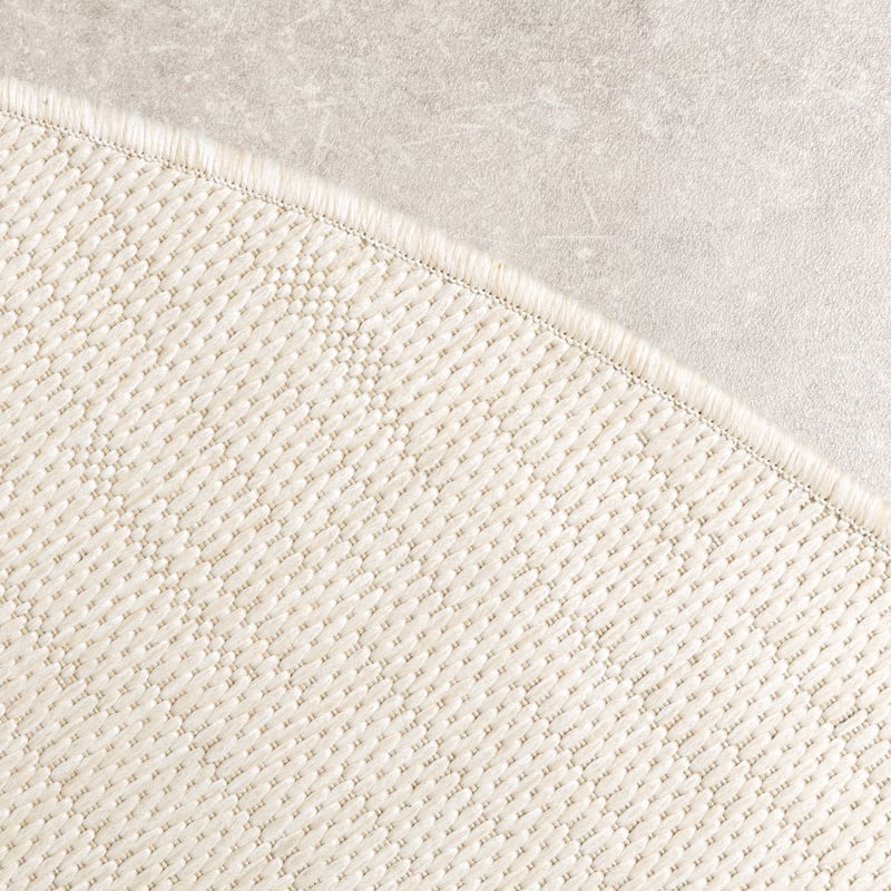 Round Outdoor Rug - Malta Melange Cream