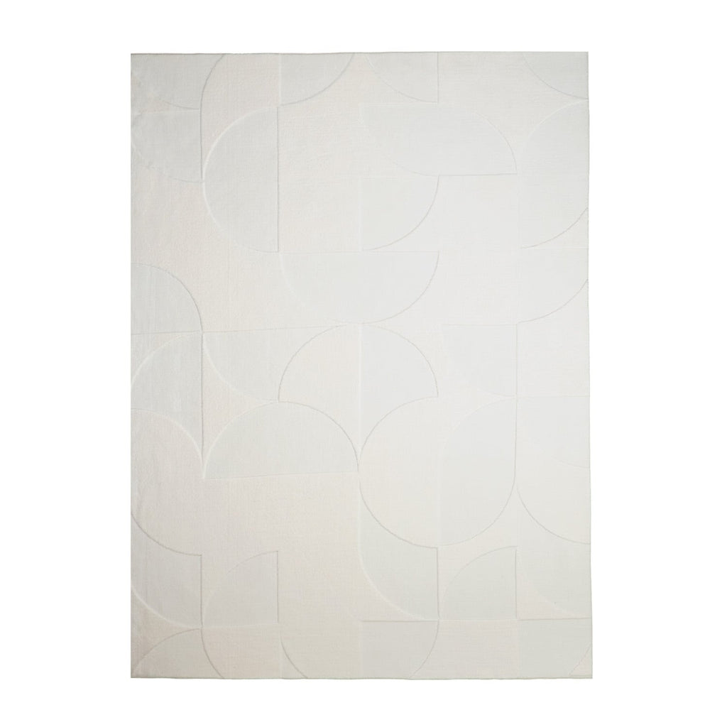 Scandinavian Rug - Charm Circles White